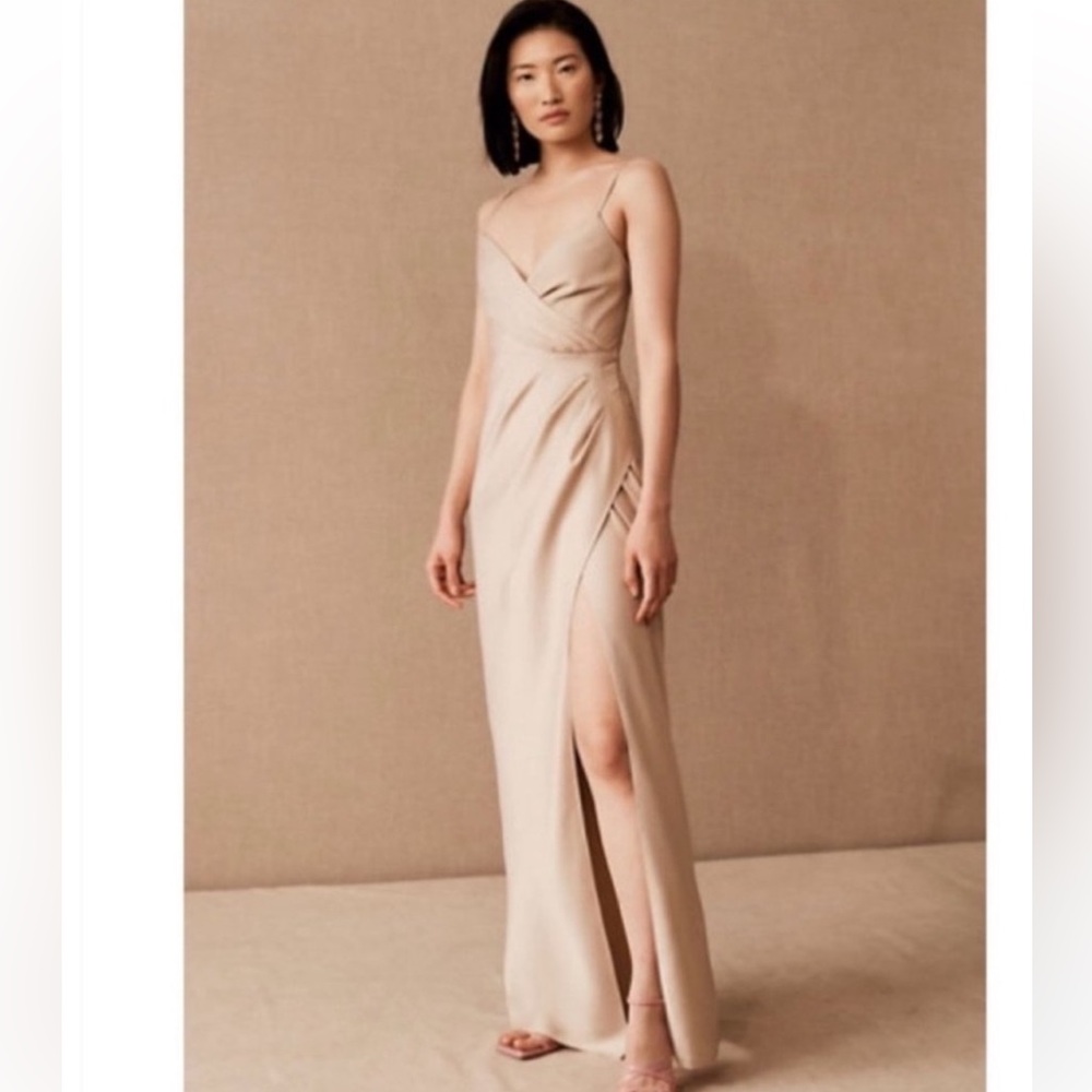 BHLDN Elegant Beige Wedding Dress